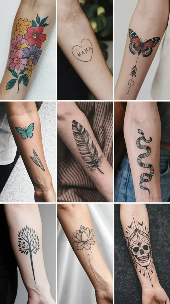 11 Side of Forearm Tattoo Ideas for Women