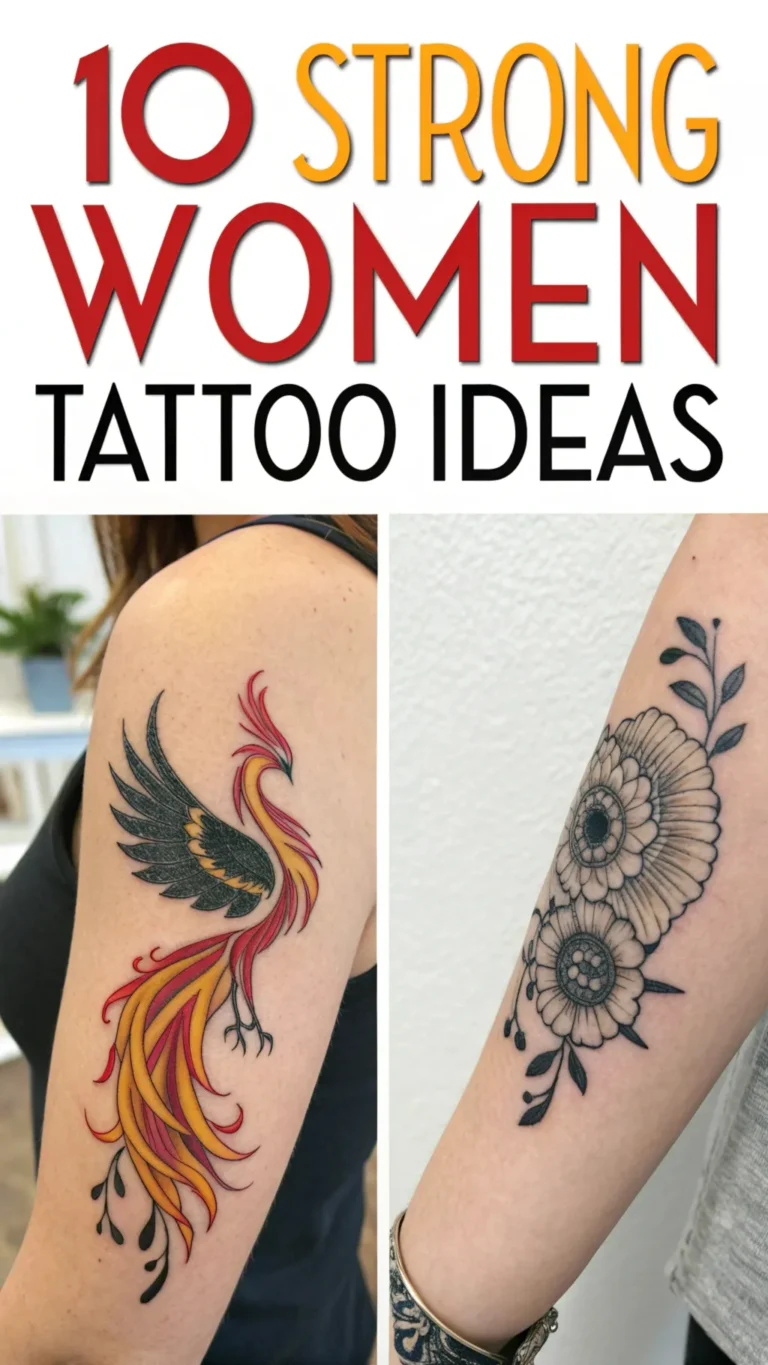 10 Strong Women Tattoo Ideas: Fierce and Fearless