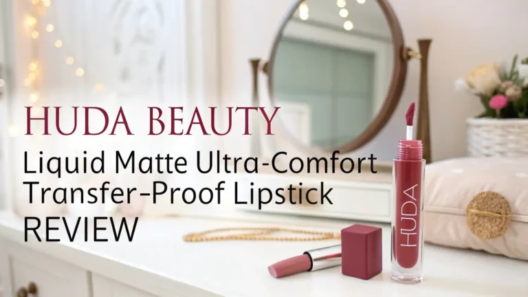 Huda Beauty Liquid Matte Ultra-Comfort Transfer-Proof Lipstick Review 2026